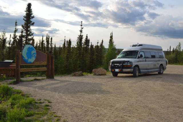 Roadtrek at the Arctic Circle Roadtrek at the Arctic Circle
