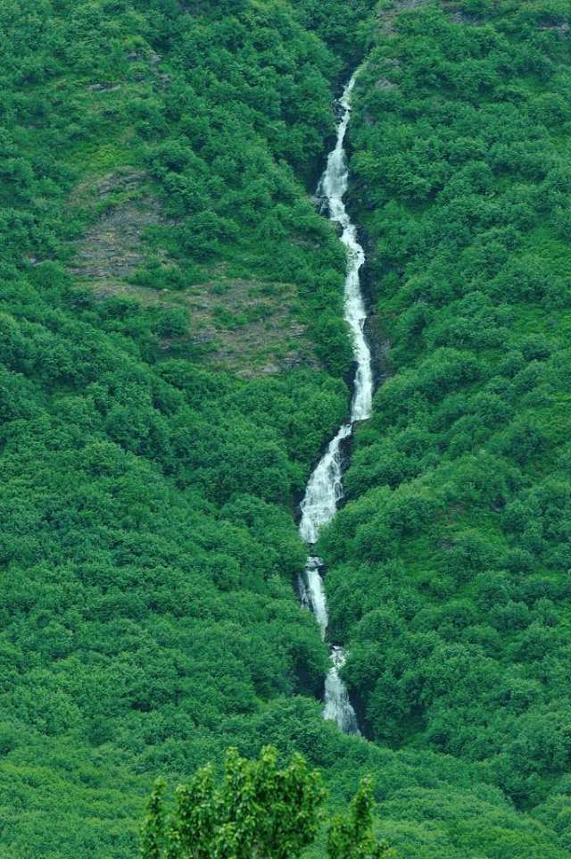 Waterfall near Valdez Waterfall near Valdez