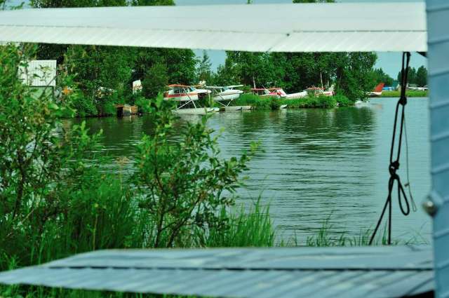 Just a few of the many seaplanes at the Anchorage Seaplane Terminal