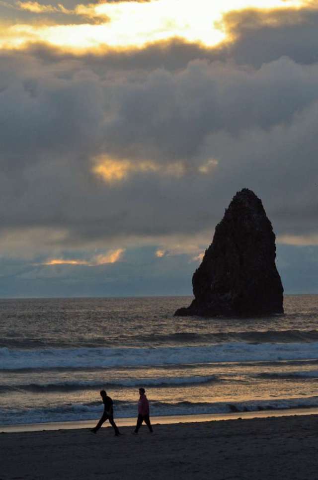 Sunset at Cannon Beach, OR