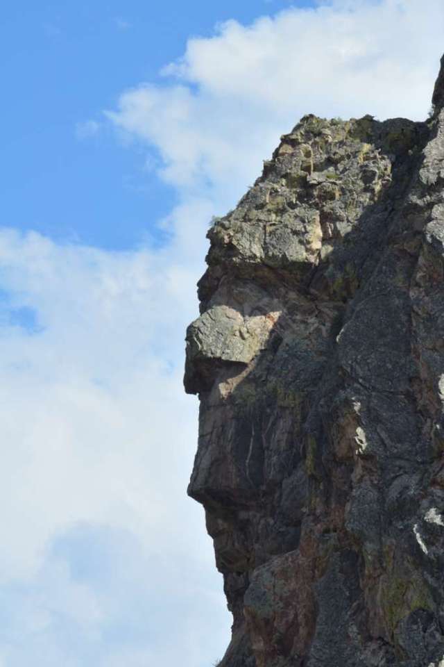 Profile rock in Colorado