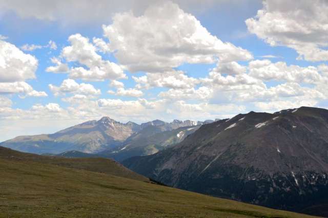 A view of the Rockies from close to the top of Long's Peak. A view of the Rockies from close to the top of Long's Peak.